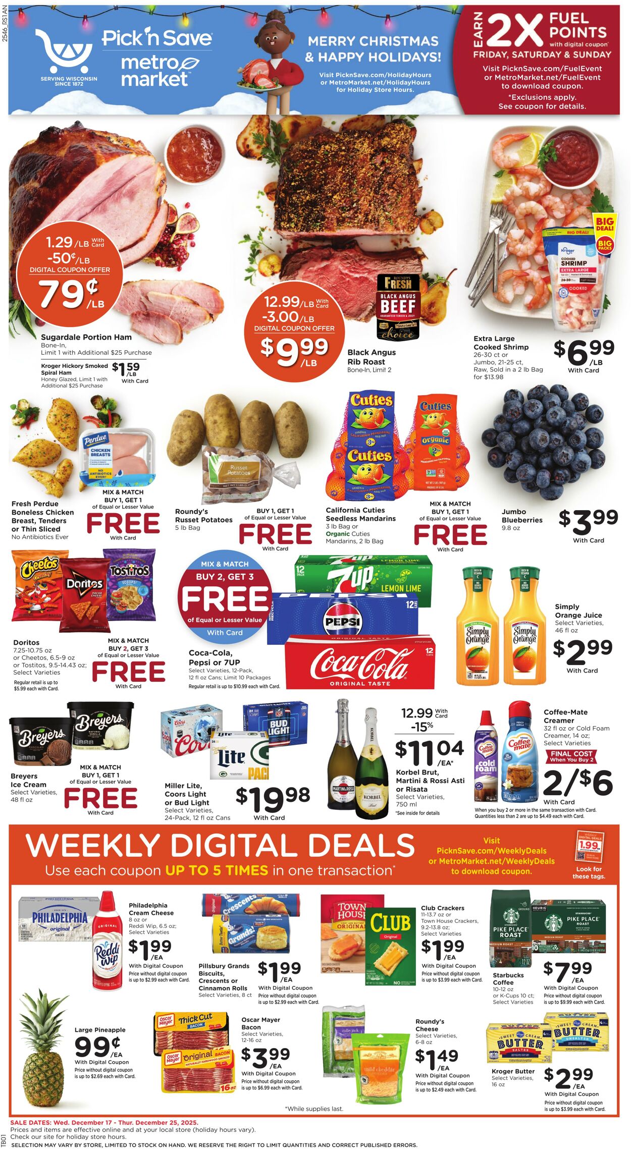 Weekly ad Pick'n'Save 12/17/2025 - 12/25/2025