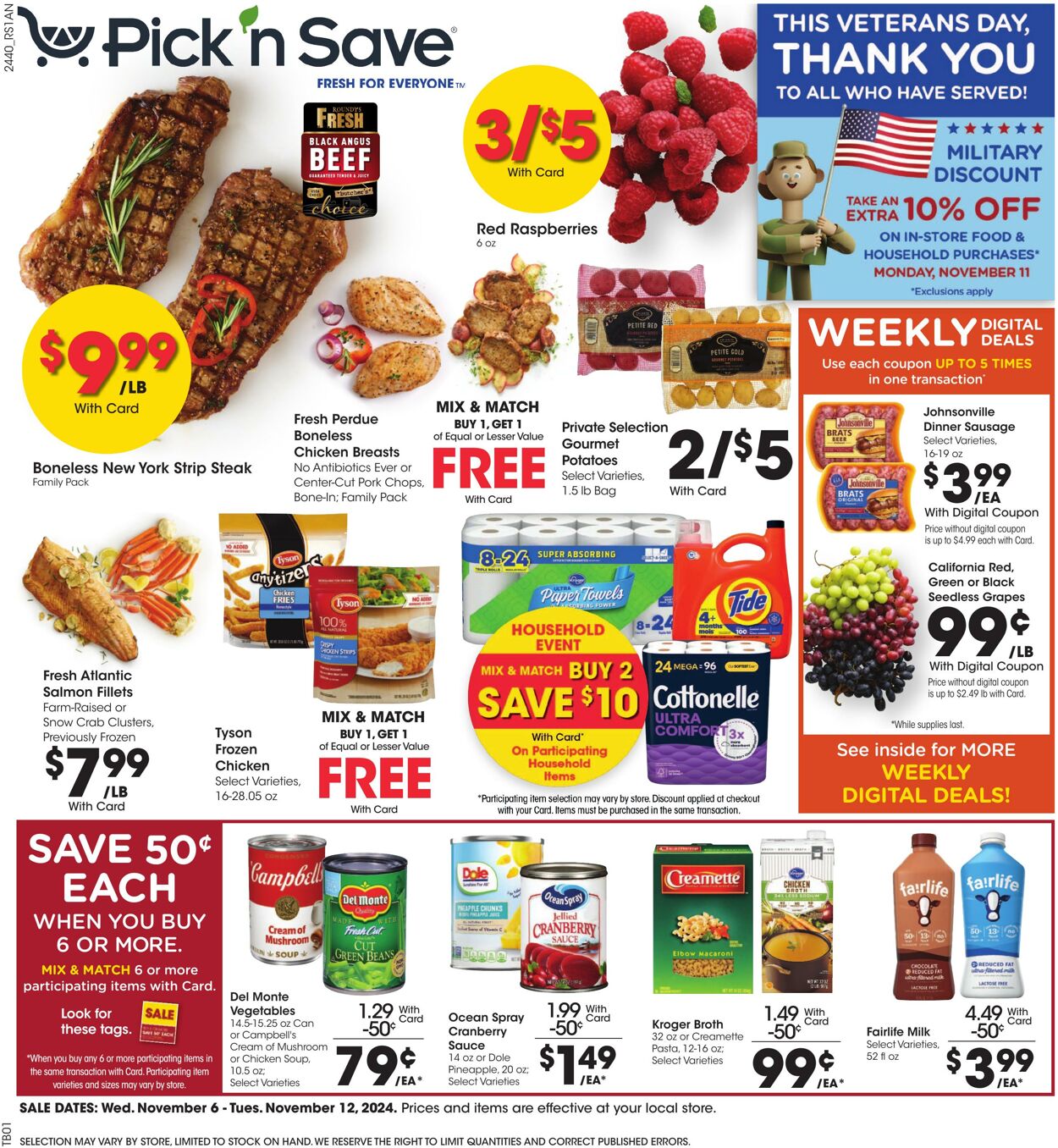 Weekly ad Pick'n'Save 11/06/2024 - 11/12/2024