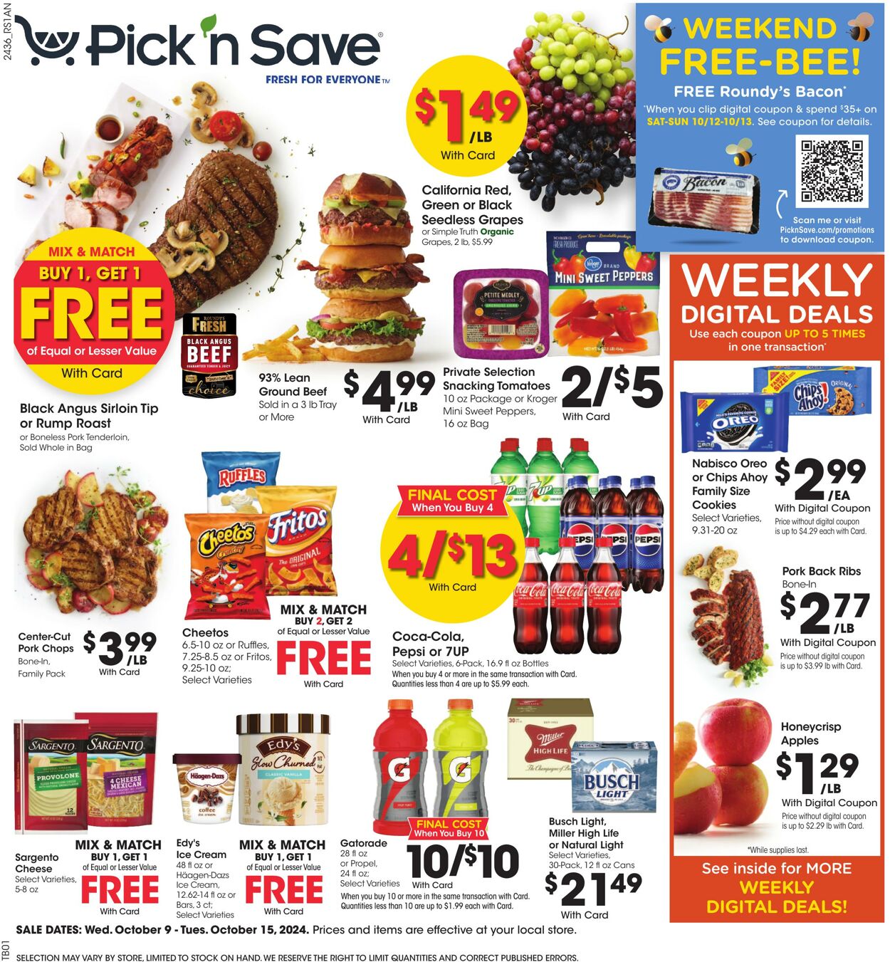 Weekly ad Pick'n'Save 10/09/2024 - 10/15/2024