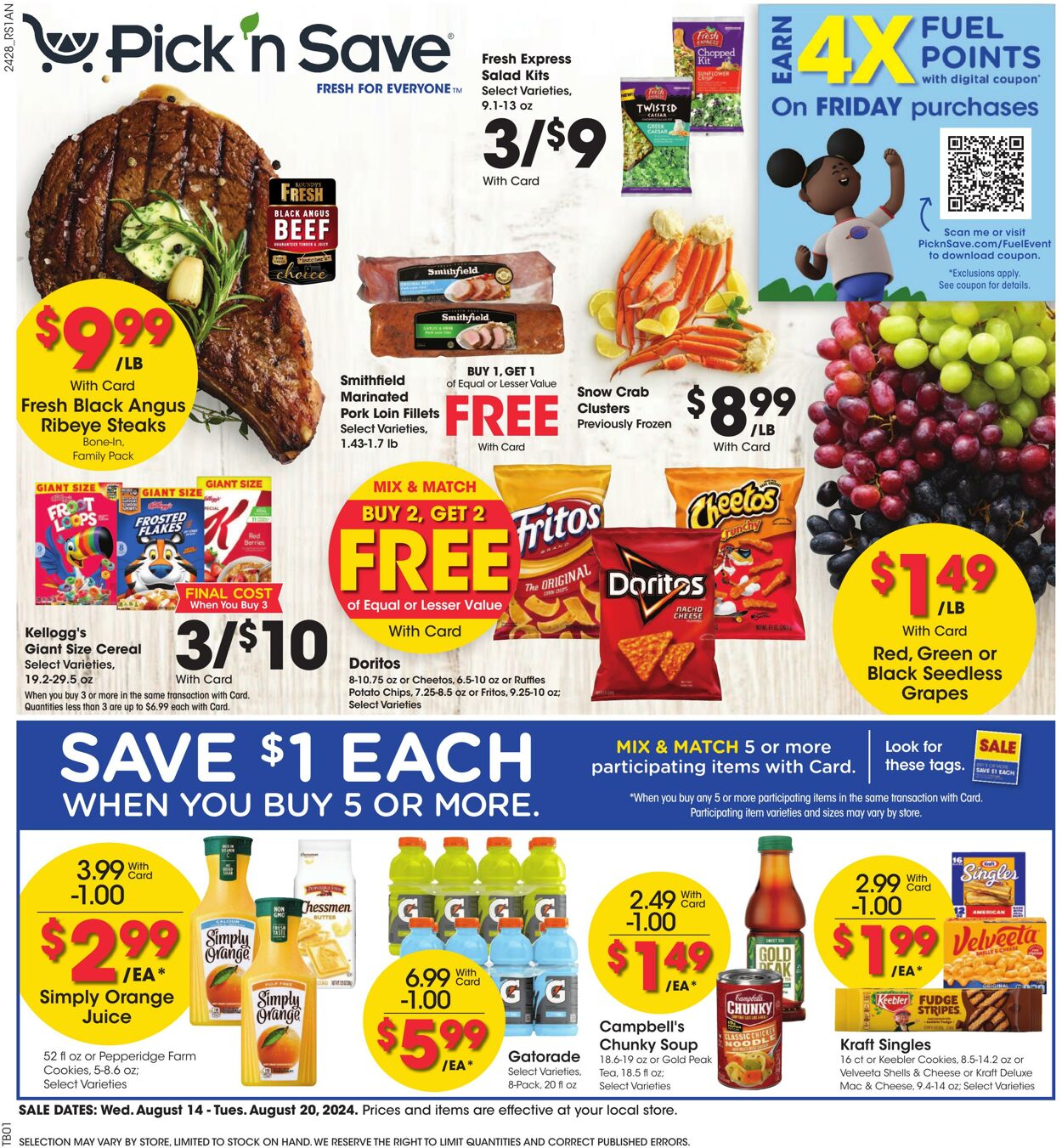 Weekly ad Pick'n'Save 08/14/2024 - 08/20/2024