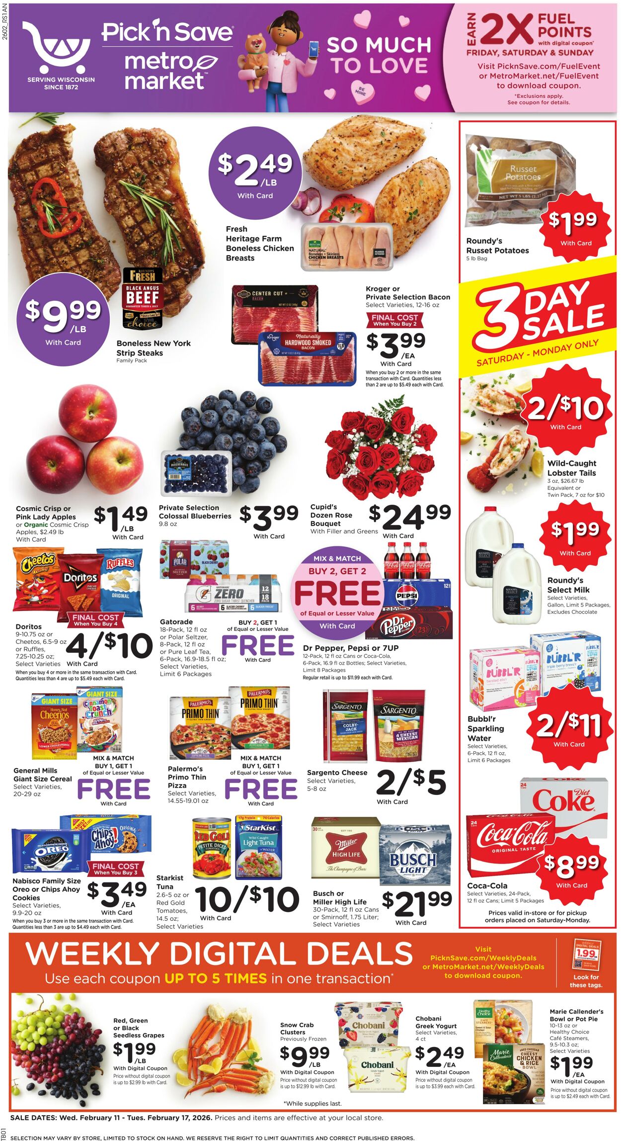Weekly ad Pick'n'Save 02/11/2026 - 02/17/2026