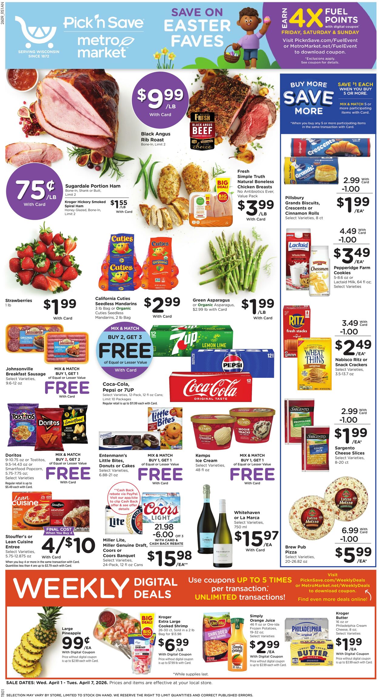 Weekly ad Pick'n'Save 04/01/2026 - 04/07/2026