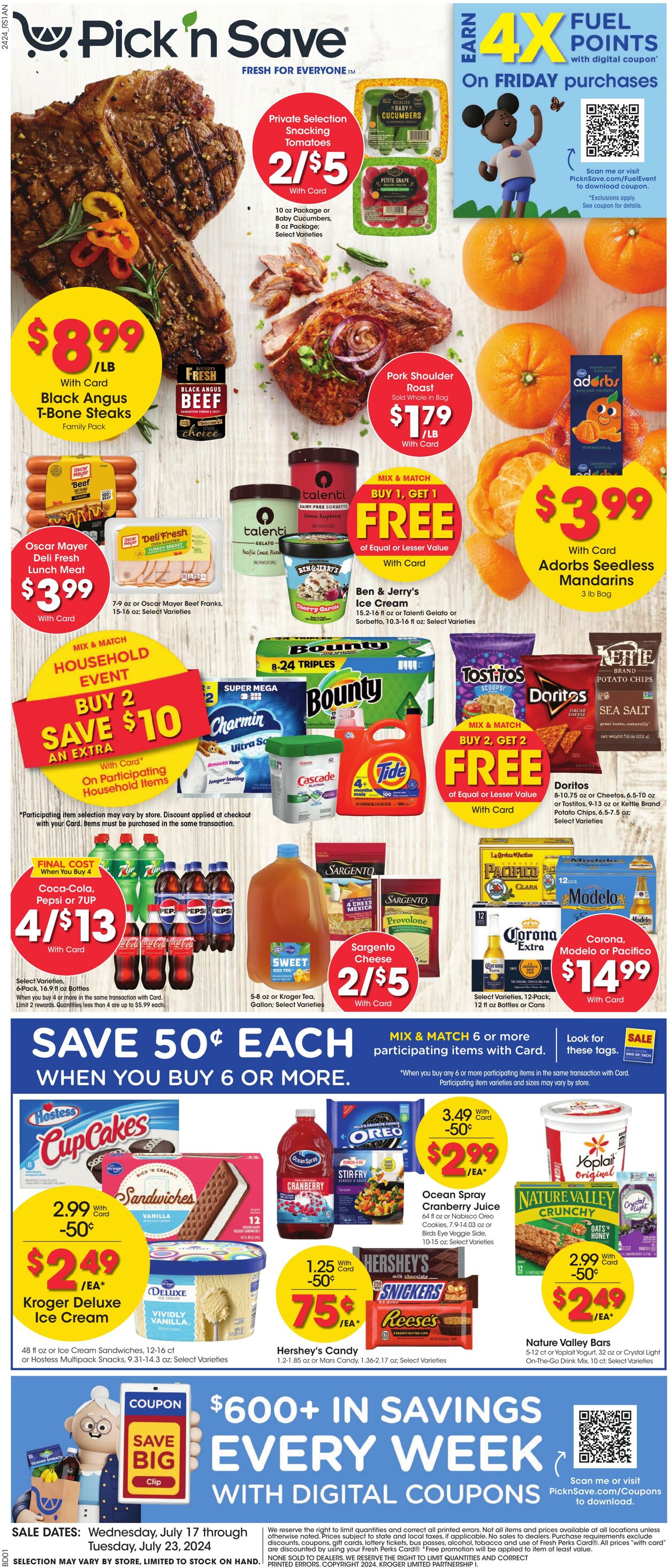 Weekly ad Pick'n'Save 07/17/2024 - 07/23/2024