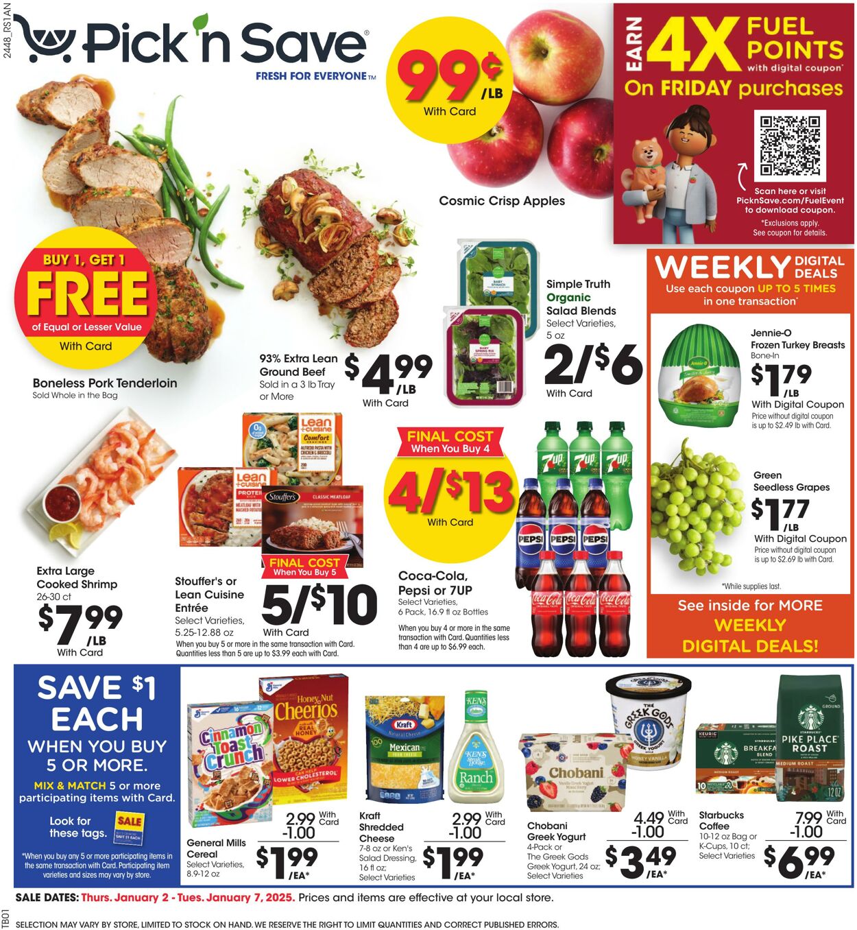 Weekly ad Pick'n'Save 01/02/2025 - 01/07/2025