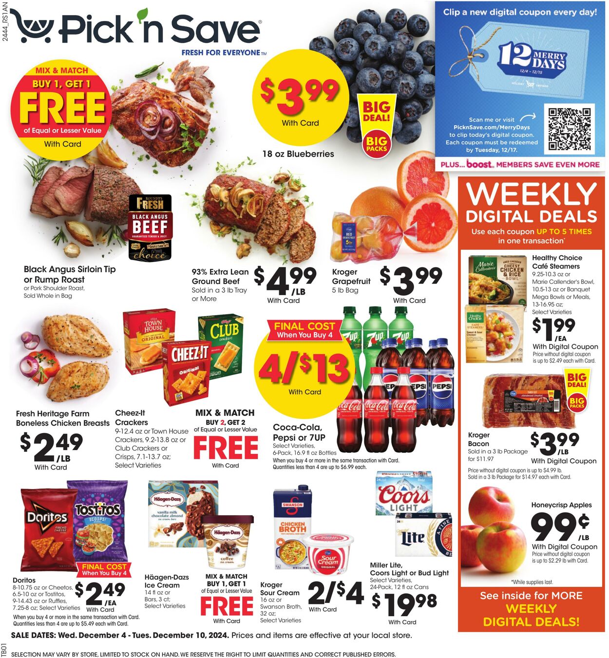 Weekly ad Pick'n'Save 12/04/2024 - 12/10/2024