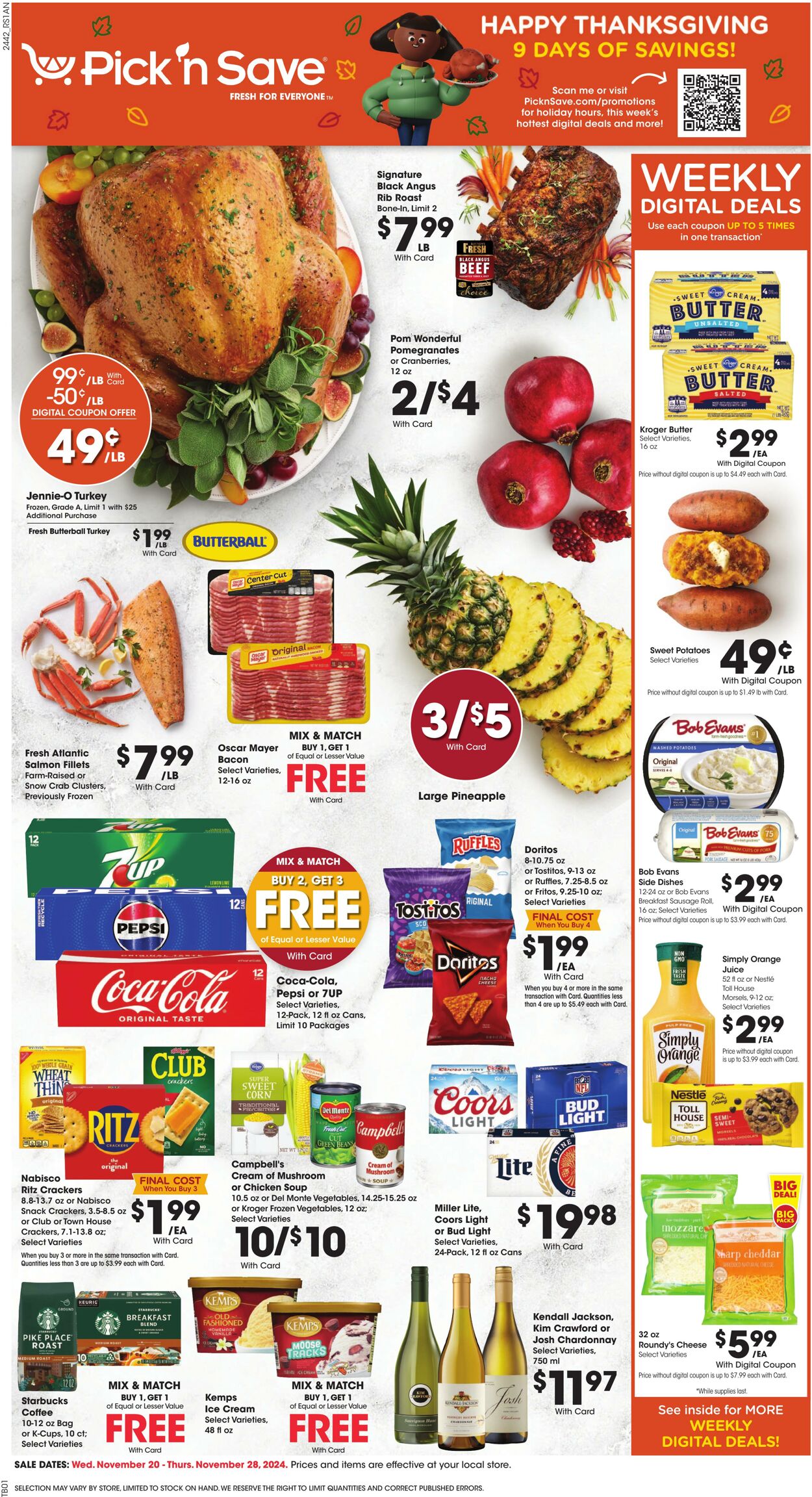 Weekly ad Pick'n'Save 11/20/2024 - 11/28/2024