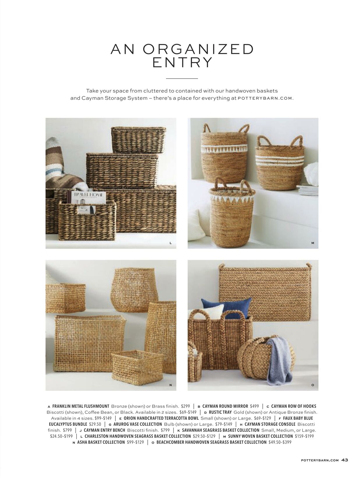 Weekly ad Pottery Barn 03/01/2023 - 05/31/2023