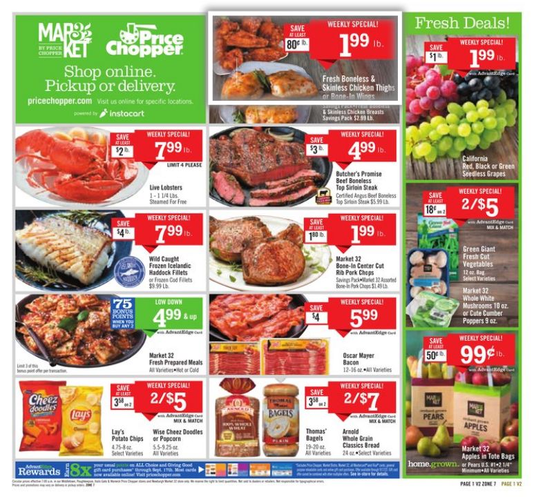 Weekly ad Price Chopper 09/04/2022 - 09/10/2022