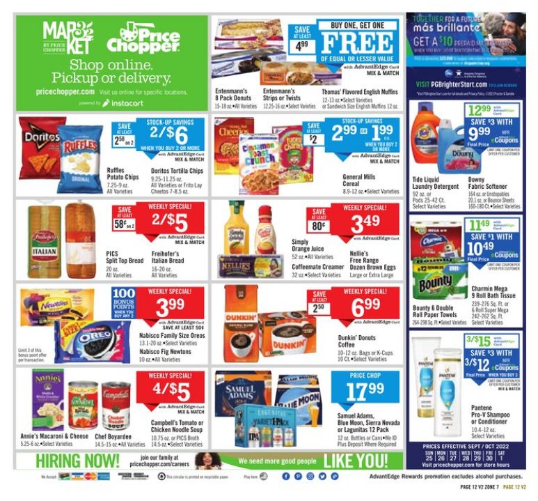 Weekly ad Price Chopper 09/25/2022 - 10/01/2022