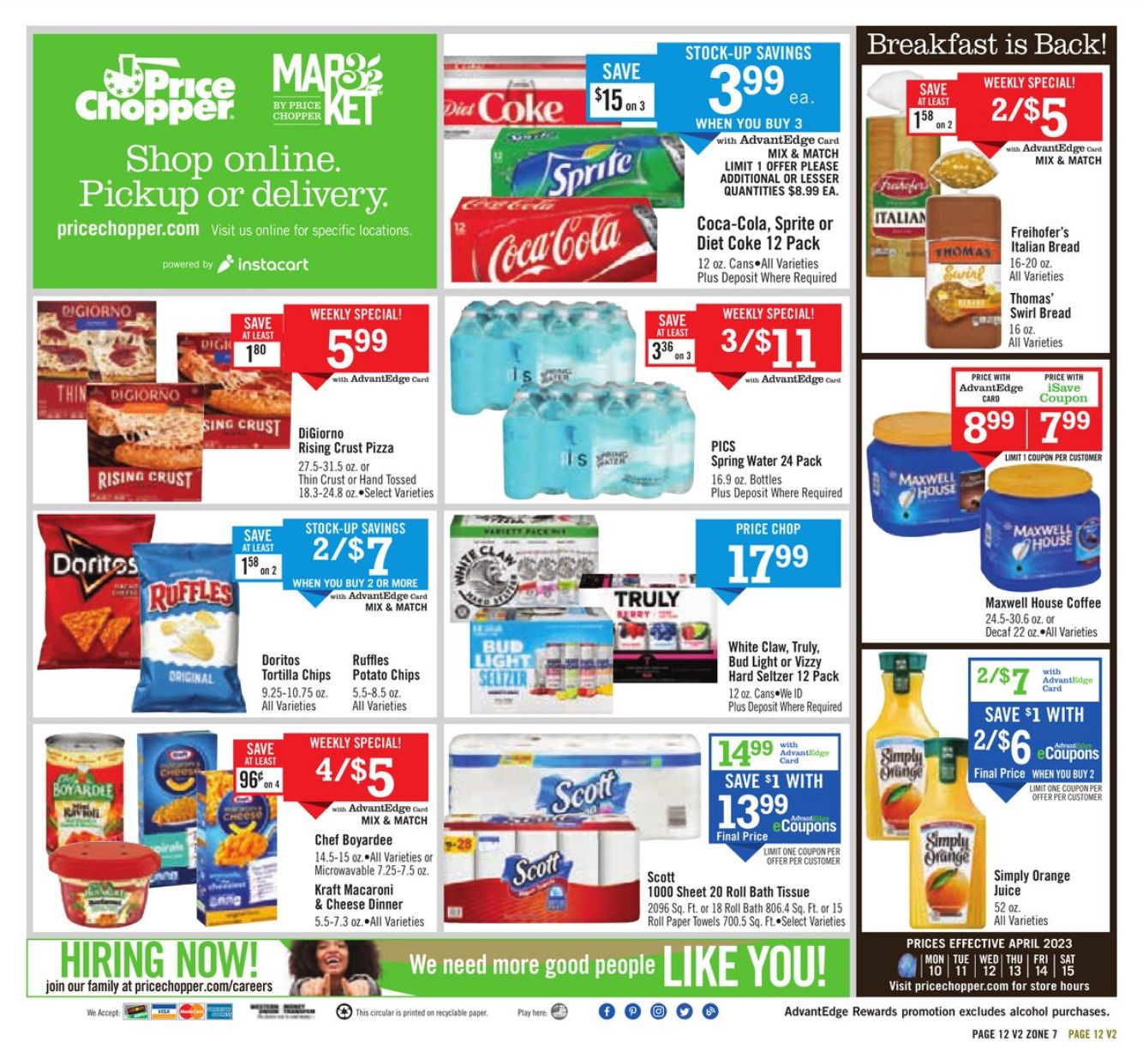 Weekly ad Price Chopper 04/09/2023 - 04/15/2023