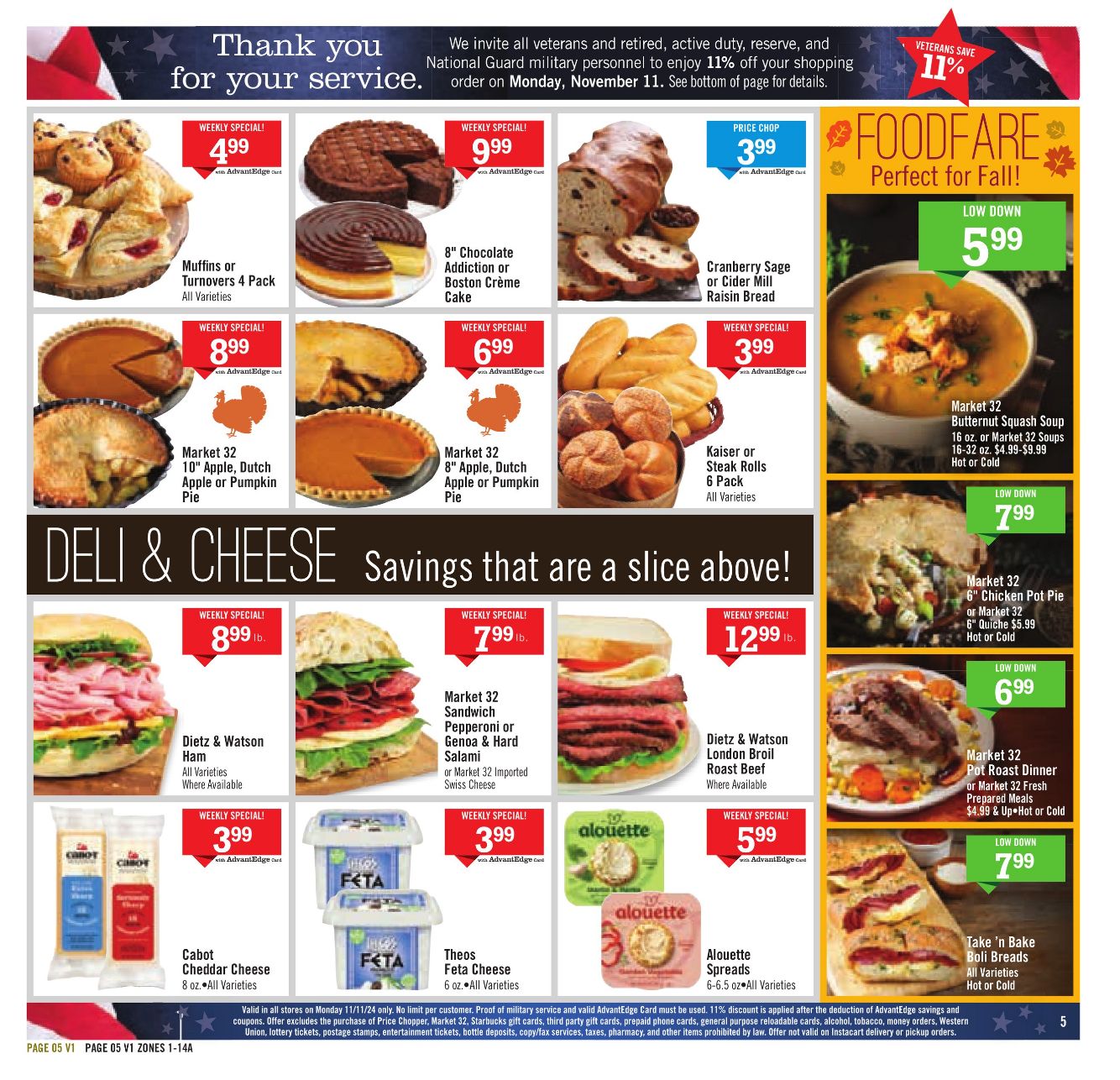 Weekly ad Price Chopper 11/17/2024 - 11/23/2024