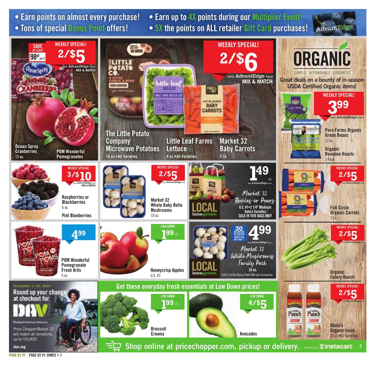 Weekly ad Price Chopper 11/17/2024 - 11/23/2024