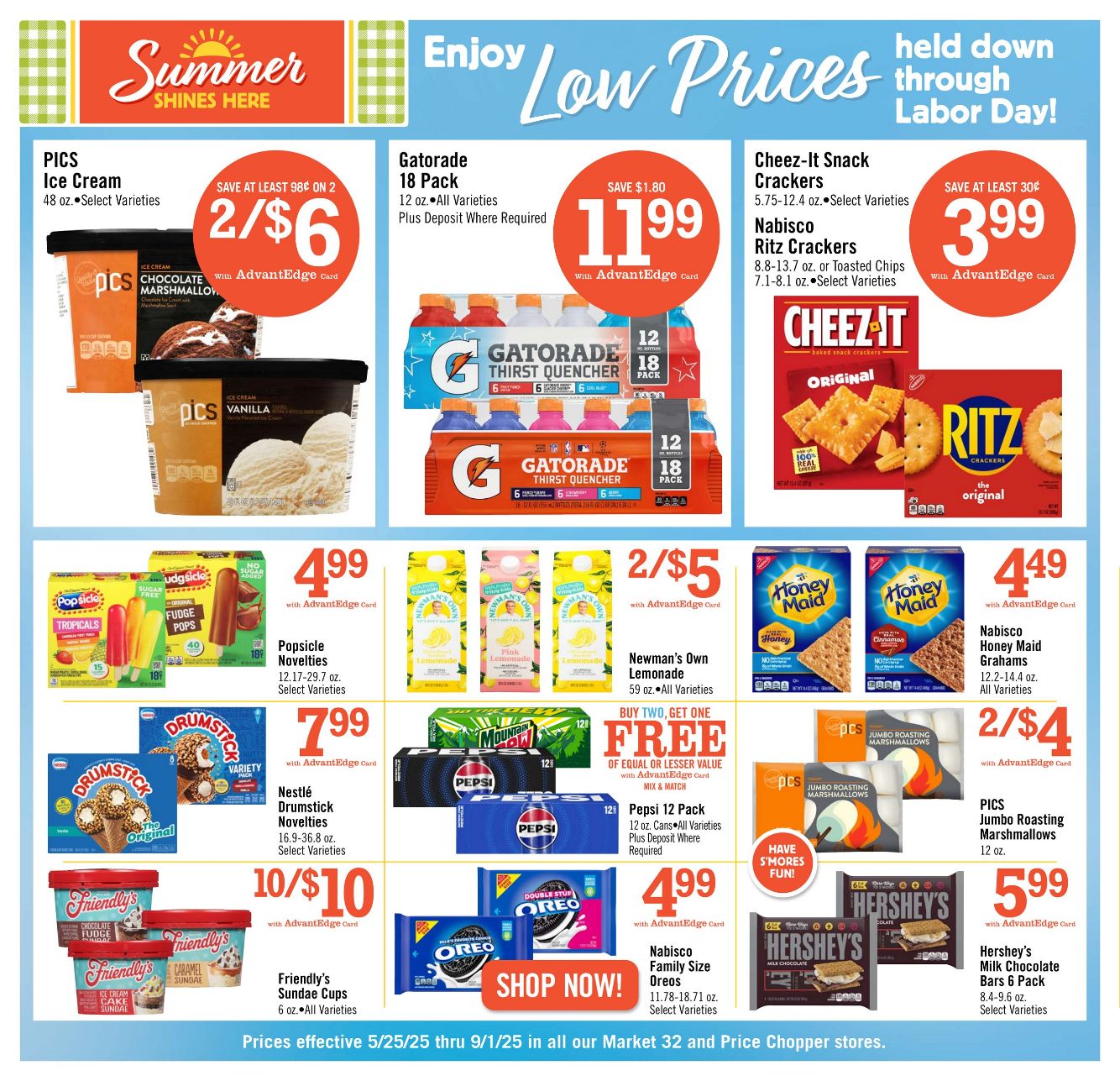 Weekly ad Price Chopper 06/05/2025 - 09/01/2025