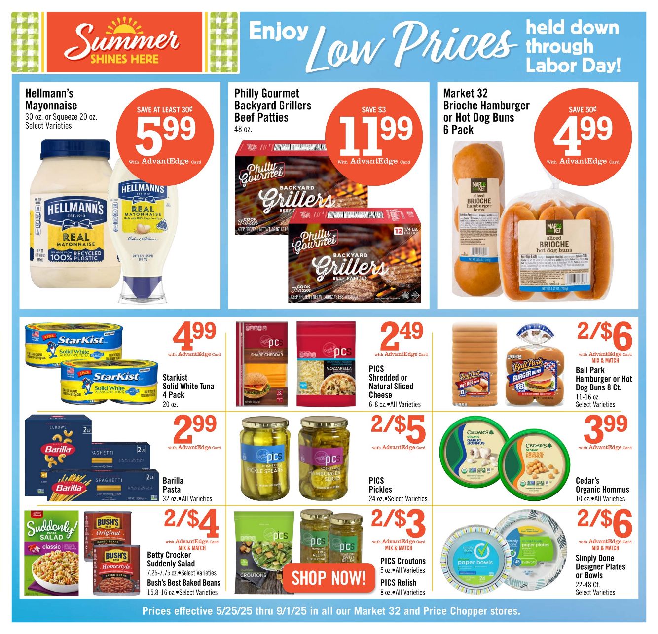 Weekly ad Price Chopper 06/05/2025 - 09/01/2025
