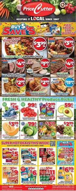 Weekly ad Price Cutter 01/25/2023-01/31/2023