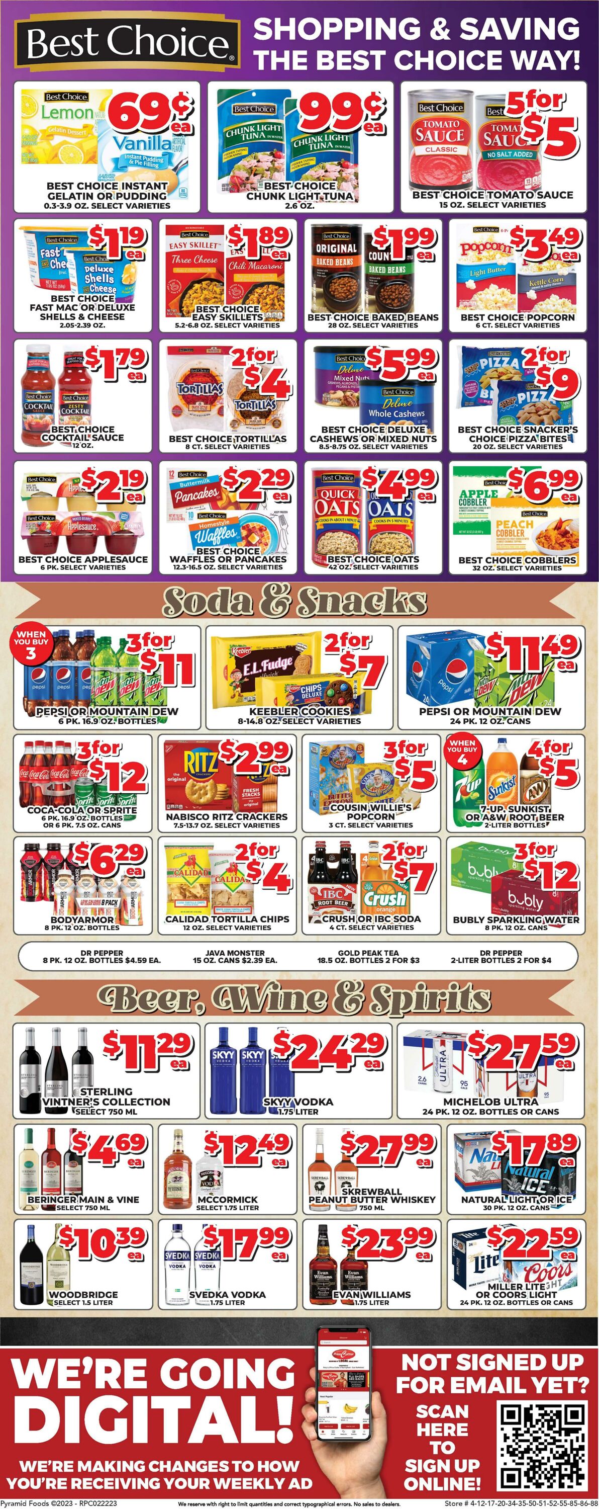 Weekly ad Price Cutter 02/22/2023 - 02/28/2023