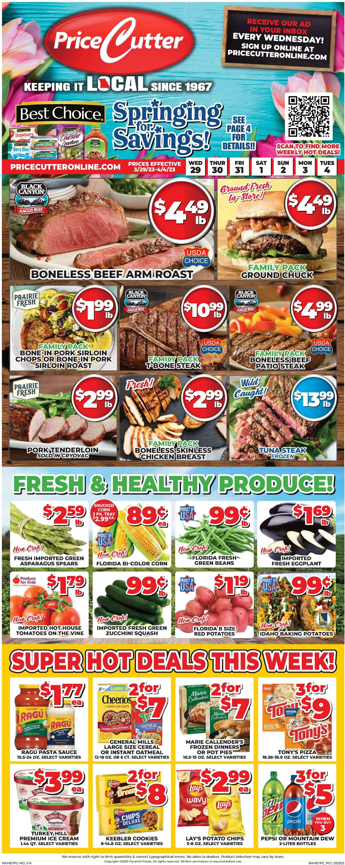 Weekly ad Price Cutter 03/29/2023 - 04/04/2023