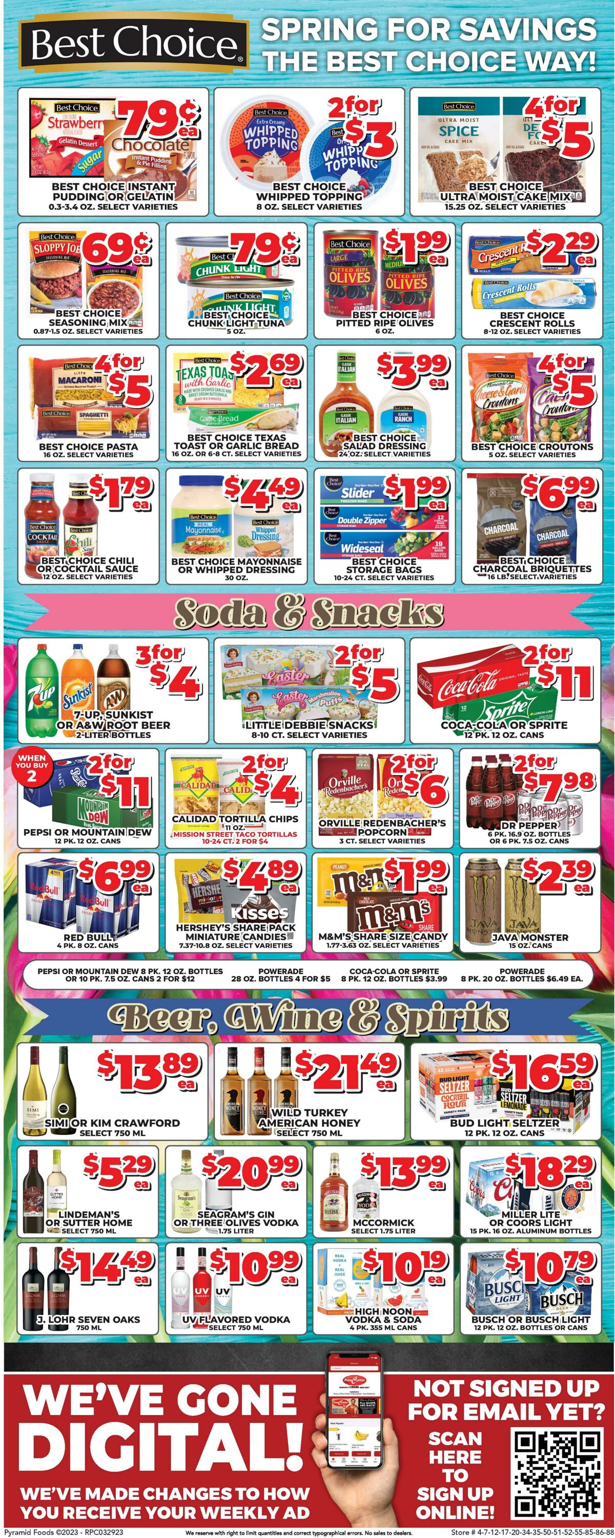 Weekly ad Price Cutter 03/29/2023 - 04/04/2023
