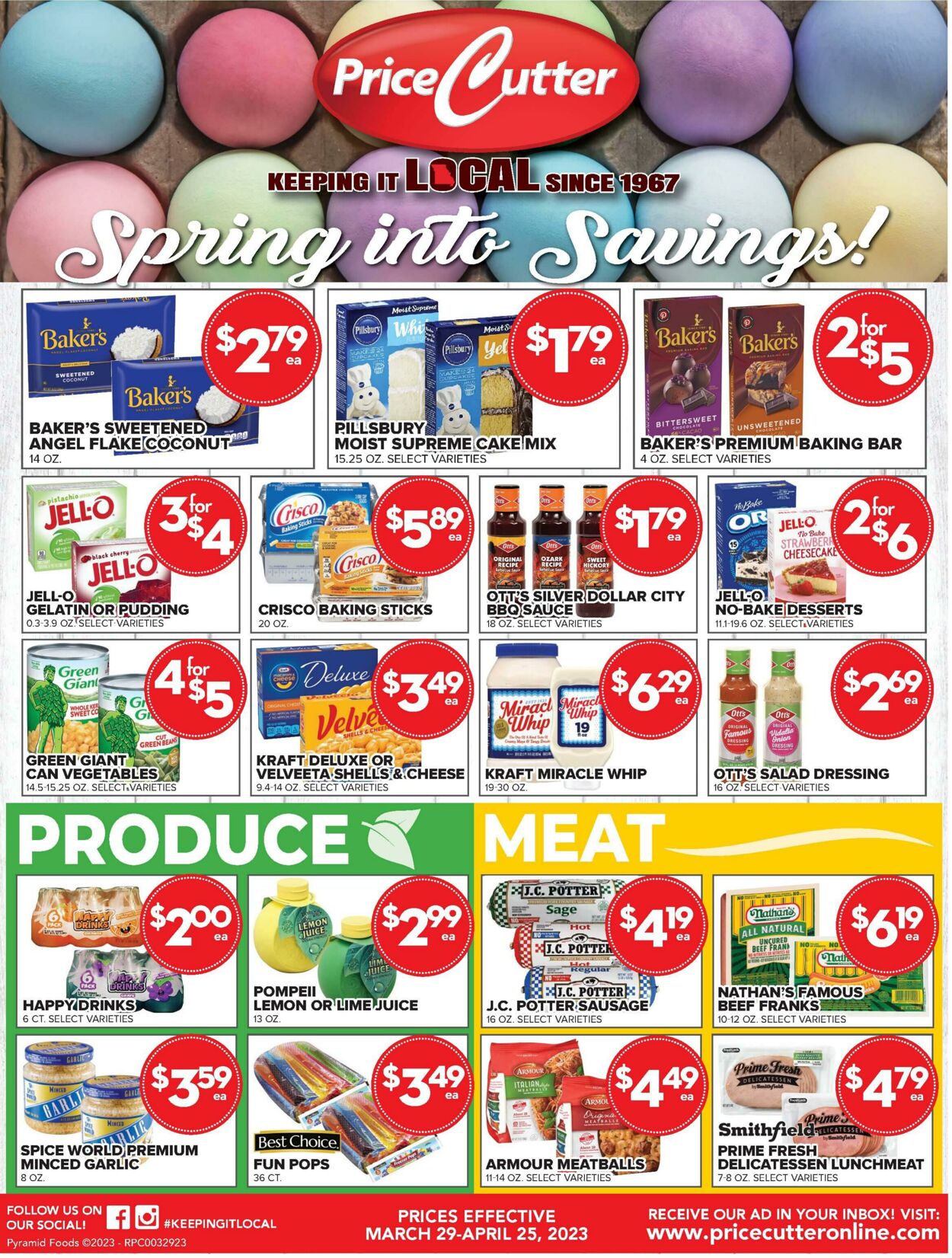 Weekly ad Price Cutter 03/29/2023 - 04/25/2023