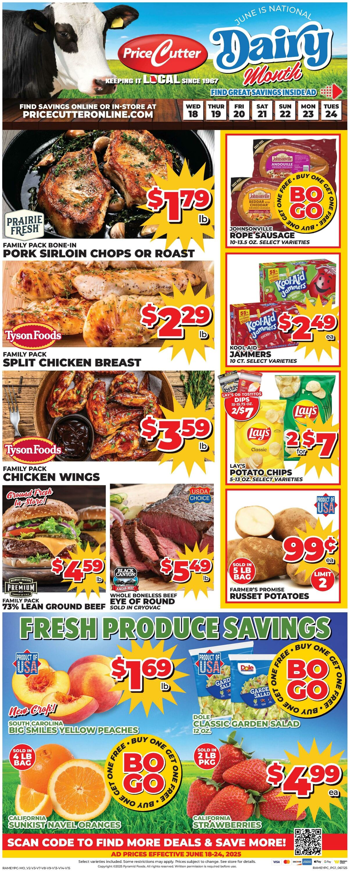 Weekly ad Price Cutter 06/18/2025 - 06/24/2025