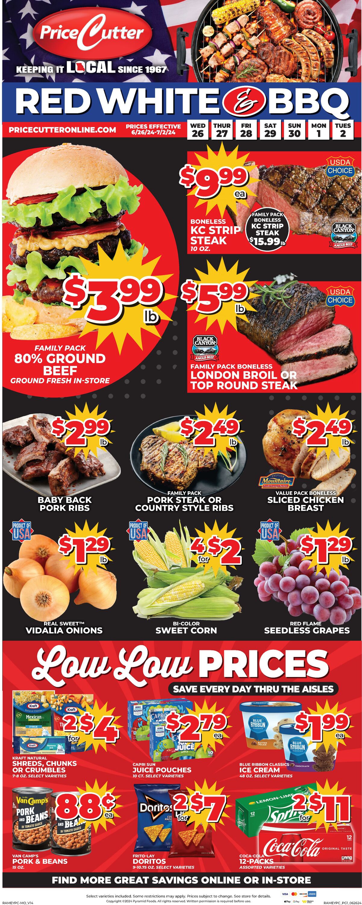 Price Cutter Promotional weekly ads