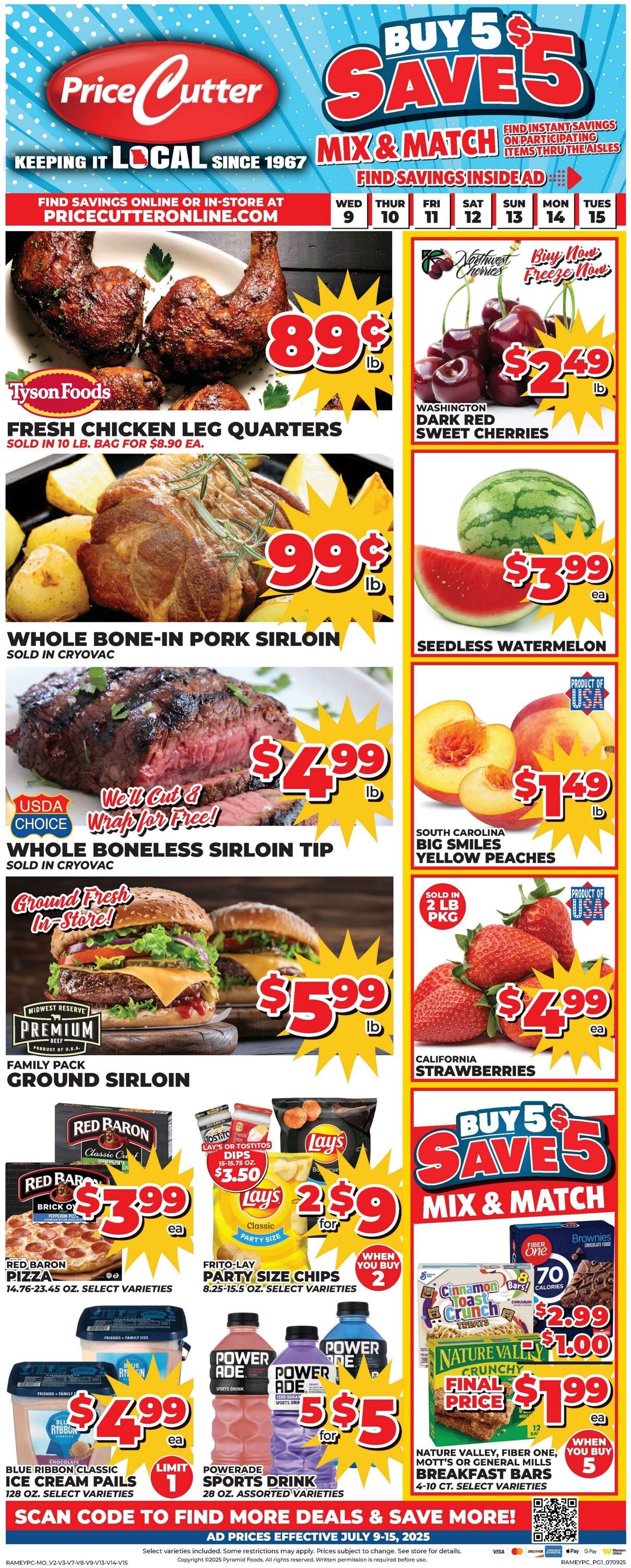 Weekly ad Price Cutter 07/09/2025 - 07/15/2025