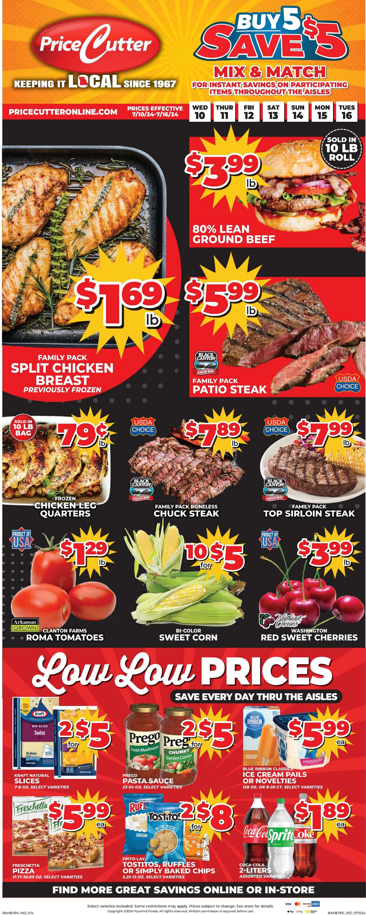 Weekly ad Price Cutter 07/10/2024 - 07/16/2024