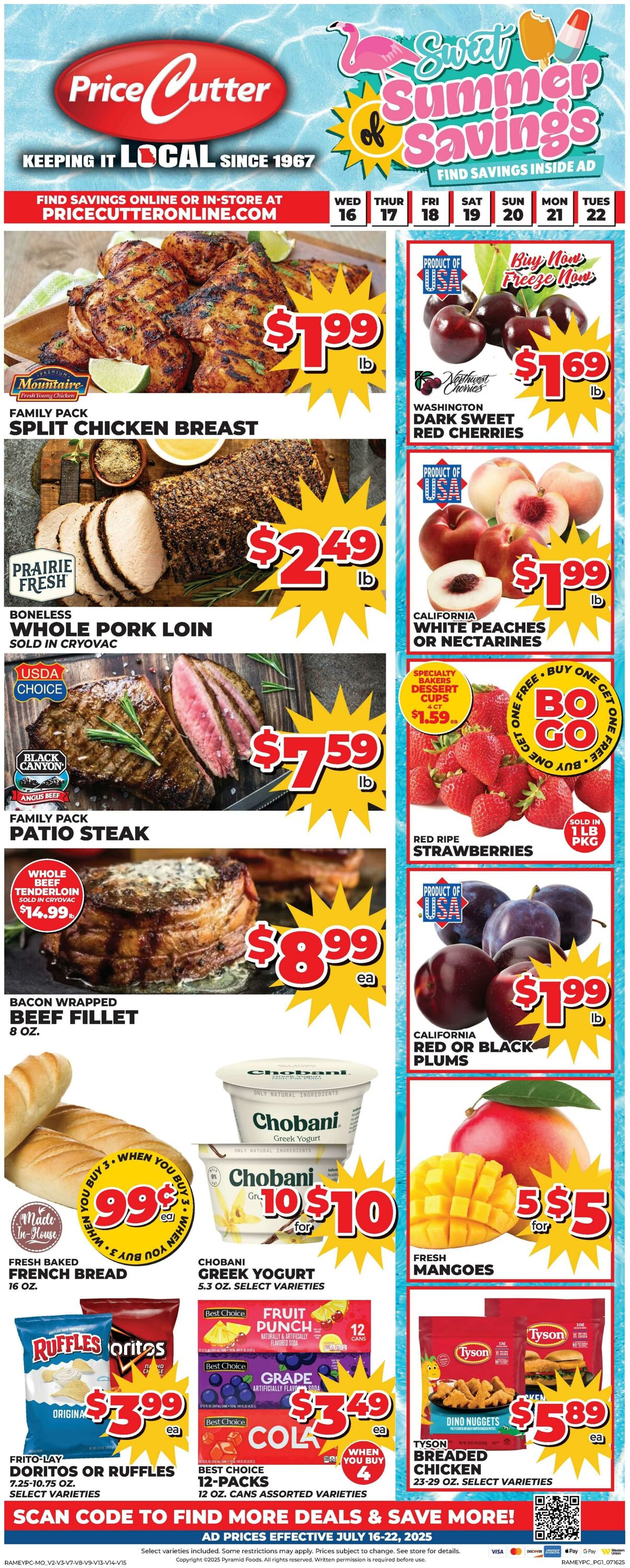 Weekly ad Price Cutter 07/16/2025 - 07/22/2025
