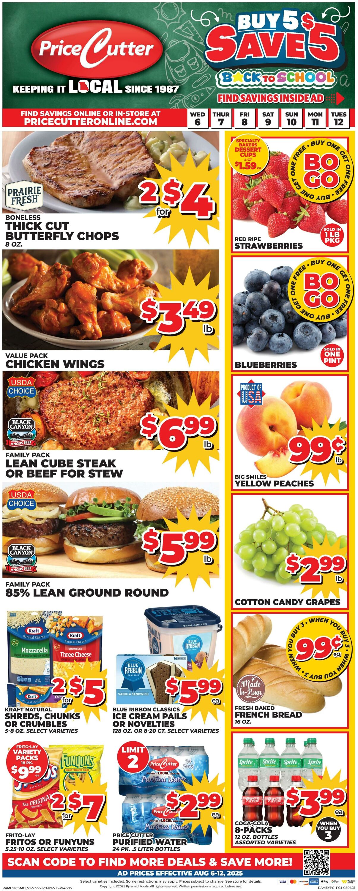 Weekly ad Price Cutter 08/06/2025 - 08/12/2025