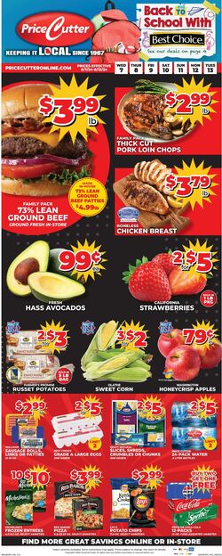 Weekly ad Price Cutter 08/14/2024 - 08/20/2024