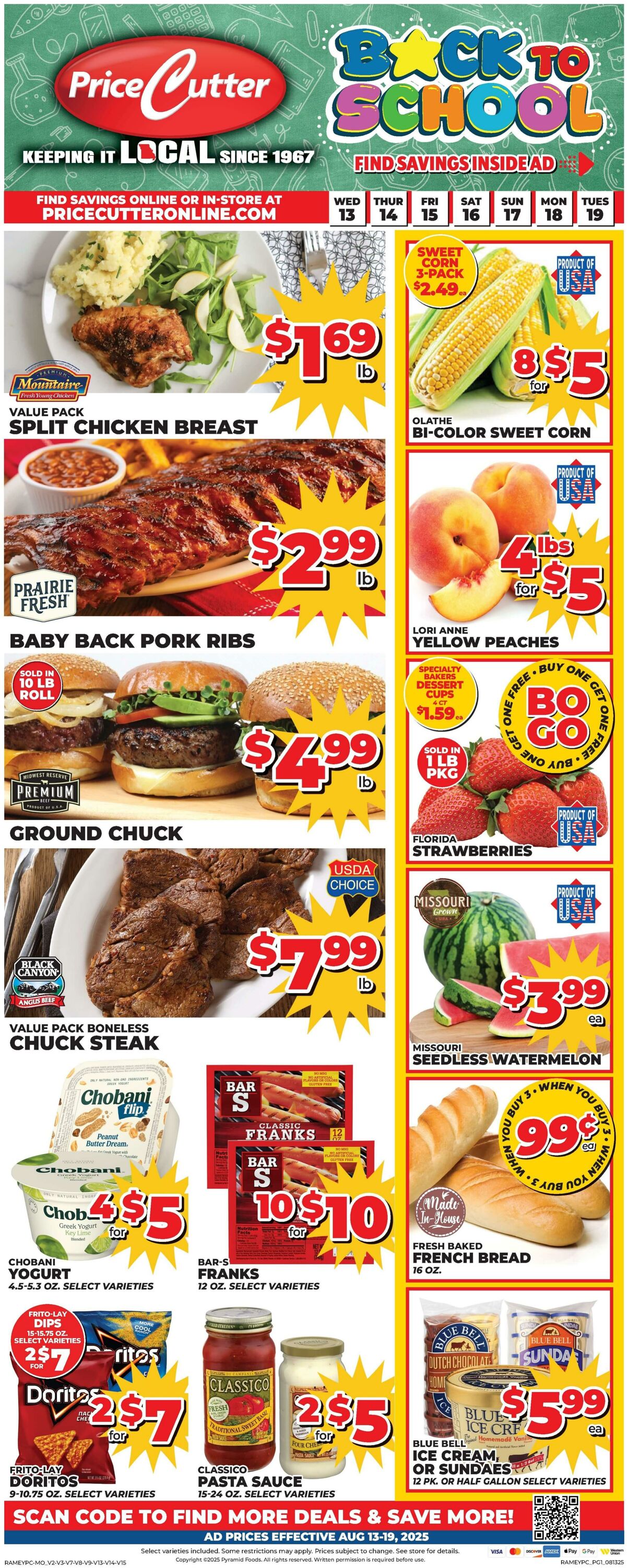 Weekly ad Price Cutter 08/13/2025 - 08/19/2025