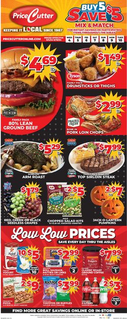 Weekly ad Price Cutter 09/25/2024 - 10/01/2024