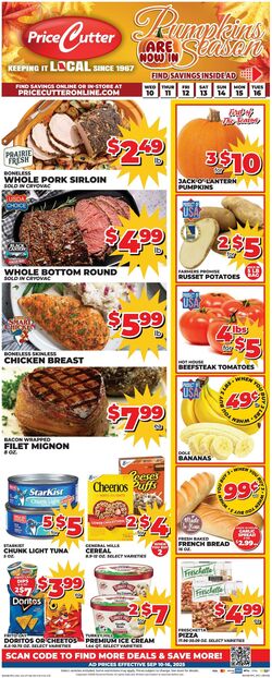 Weekly ad Price Cutter 09/10/2025 - 09/16/2025