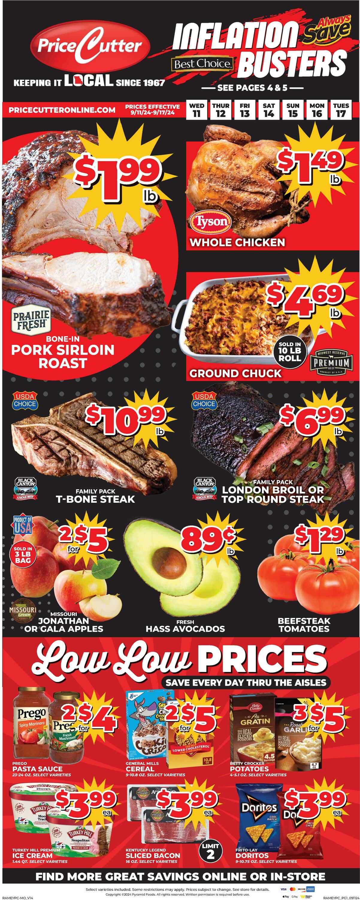 Price Cutter Promotional weekly ads