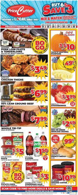 Weekly ad Price Cutter 09/24/2025 - 09/30/2025