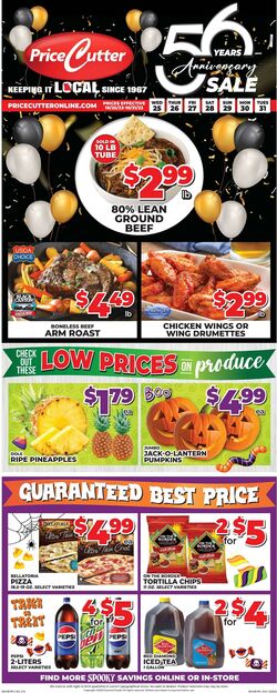 Weekly ad Price Cutter 10/25/2023 - 10/31/2023