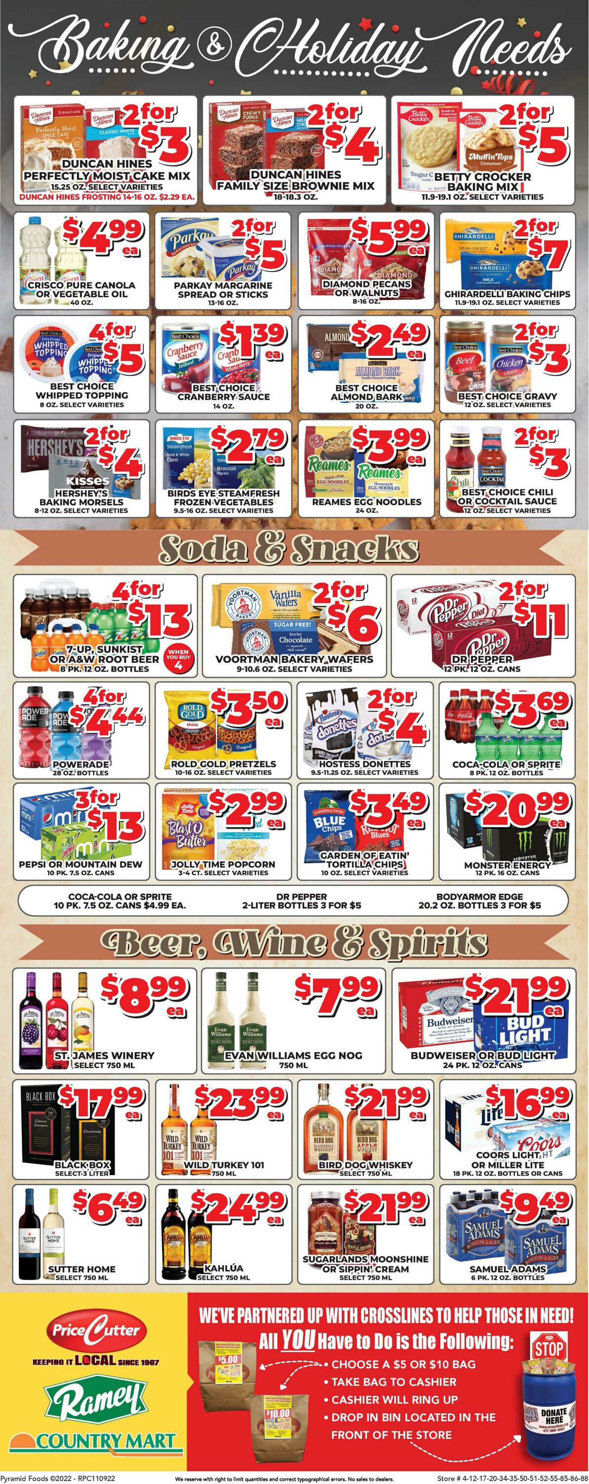 Weekly ad Price Cutter 11/09/2022 - 11/15/2022