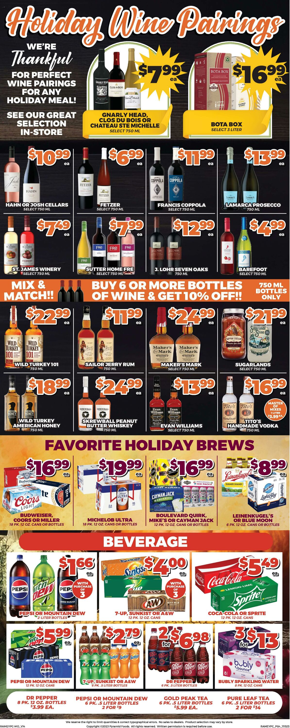 Weekly ad Price Cutter 11/15/2023 - 11/23/2023