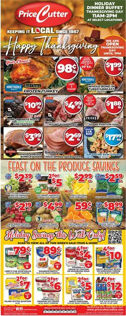 Weekly ad Price Cutter 11/16/2022-11/24/2022