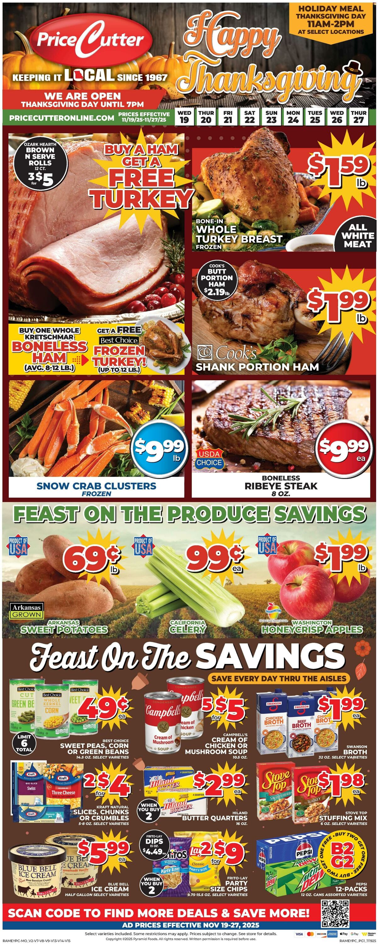 Weekly ad Price Cutter 11/19/2025 - 11/27/2025