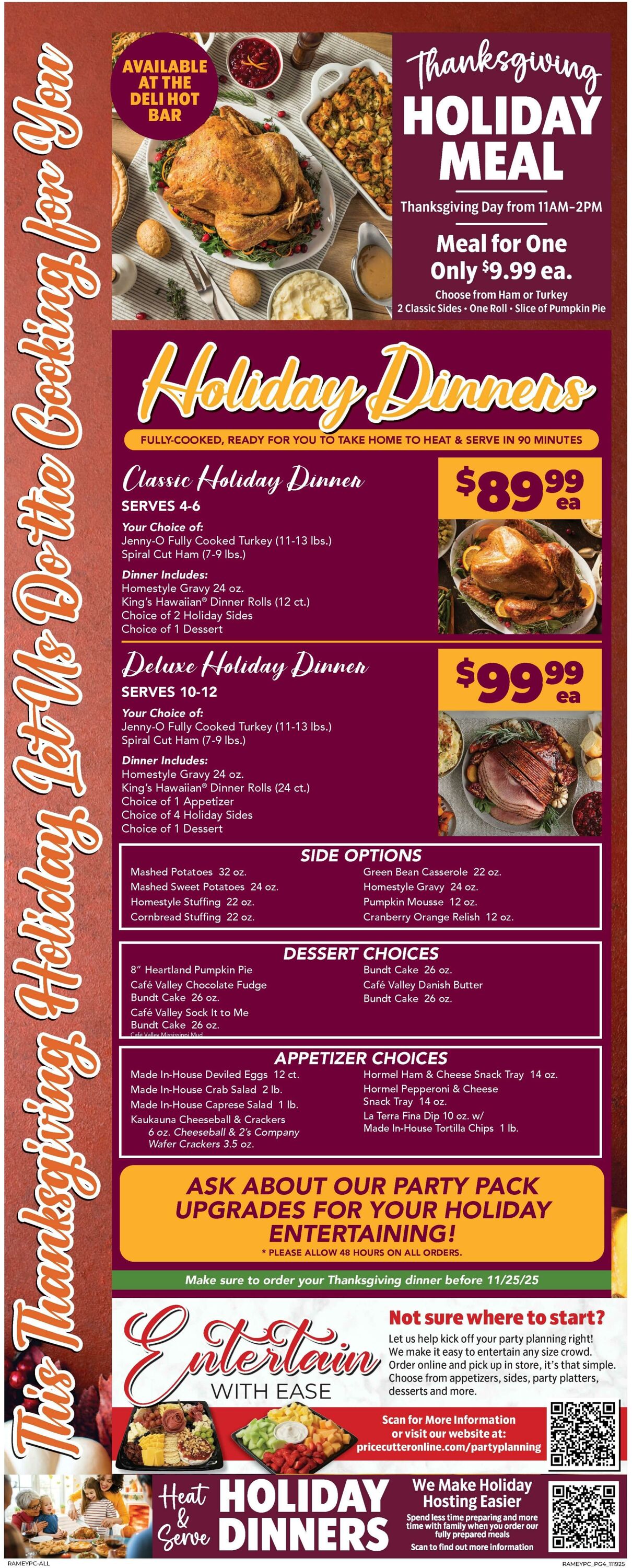 Weekly ad Price Cutter 11/19/2025 - 11/27/2025