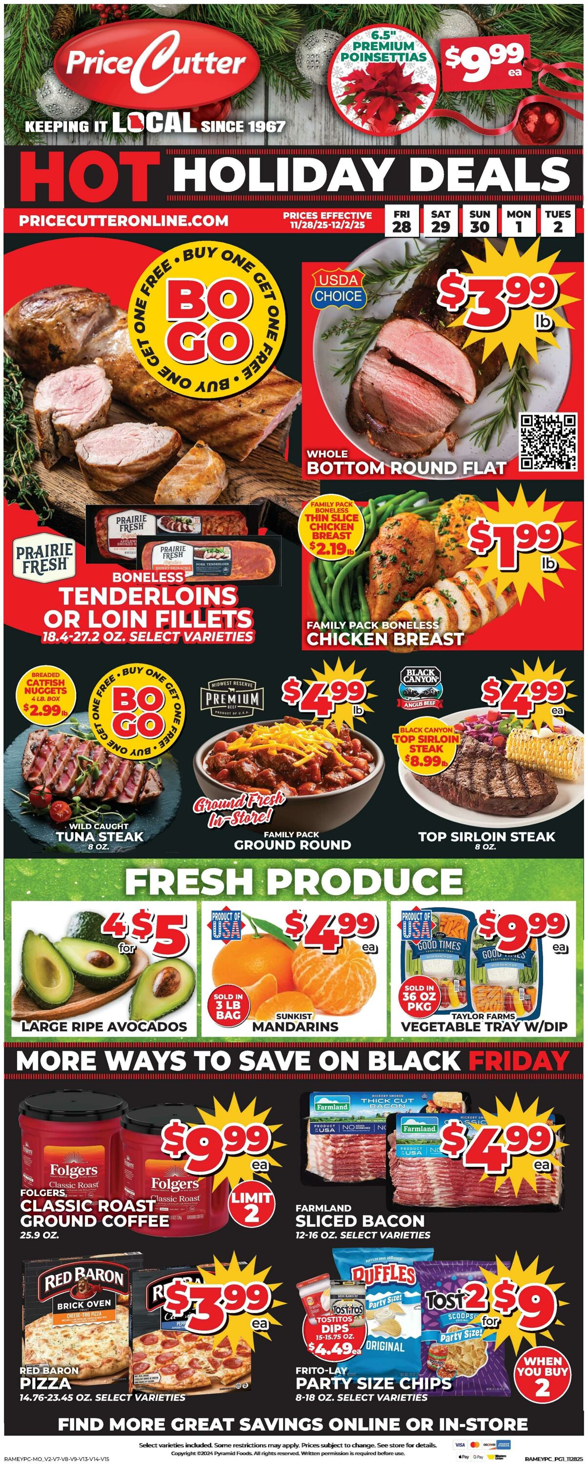 Weekly ad Price Cutter 11/28/2025 - 12/02/2025