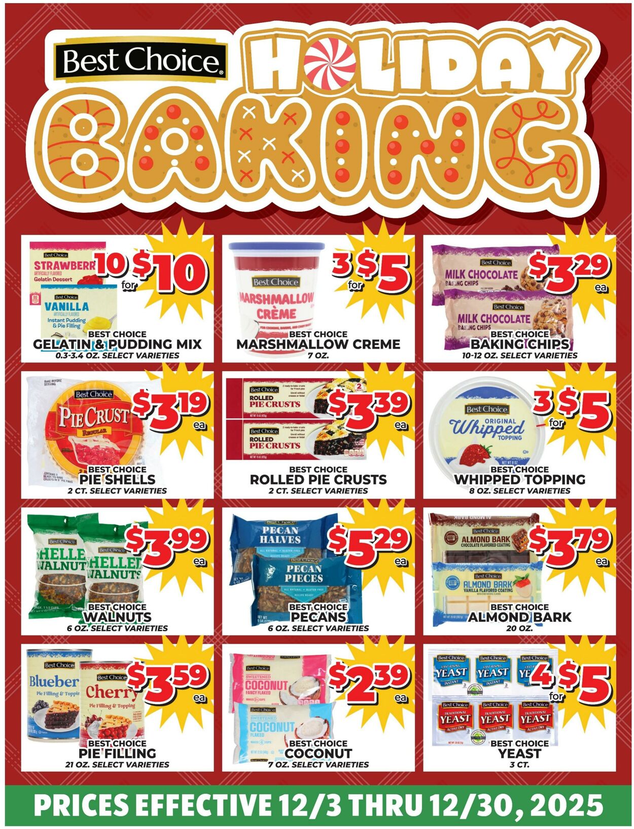 Weekly ad Price Cutter 12/04/2025 - 12/30/2025