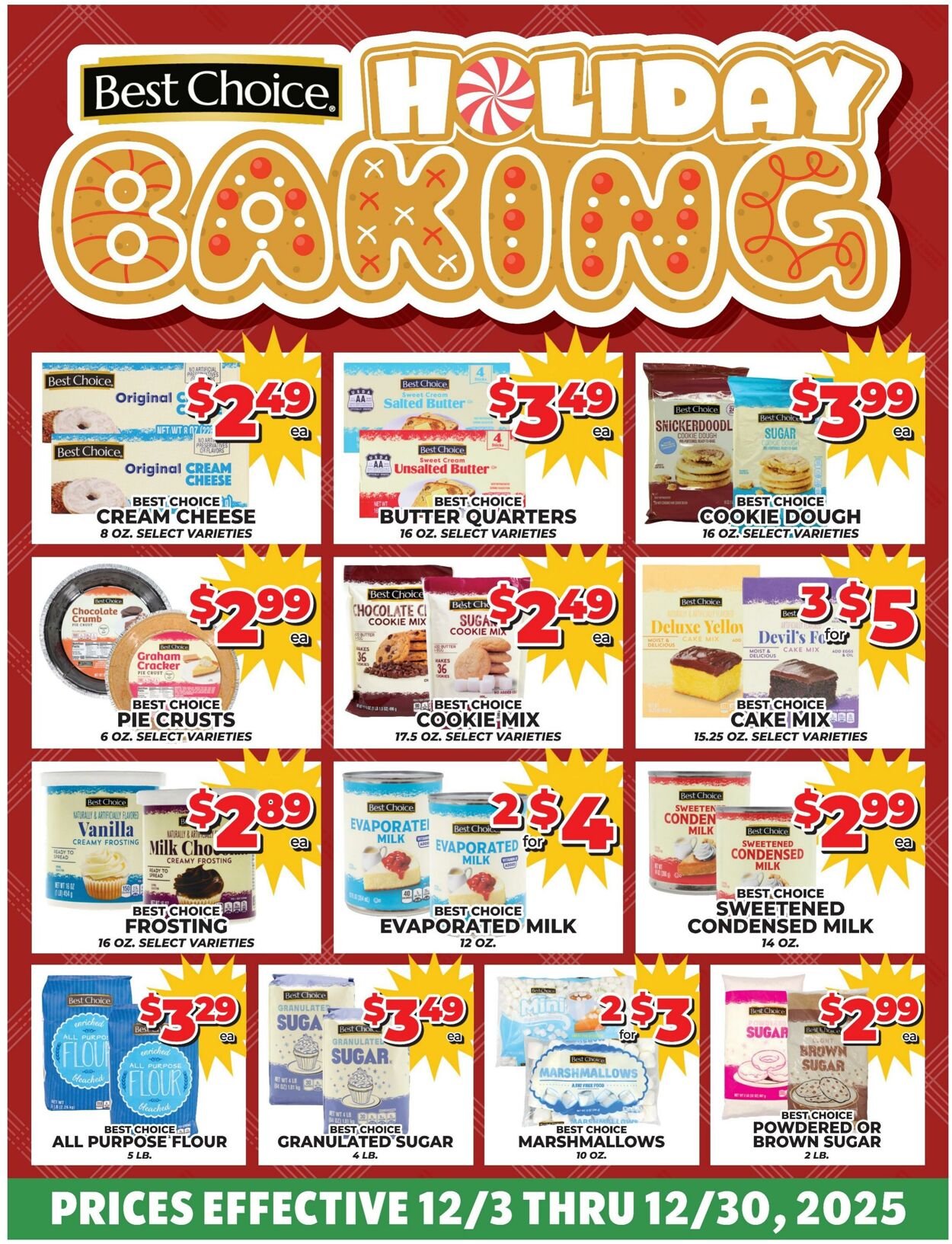 Weekly ad Price Cutter 12/04/2025 - 12/30/2025