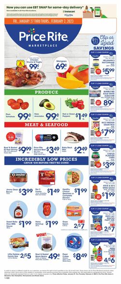Weekly ad Price Rite 01/27/2023-02/02/2023