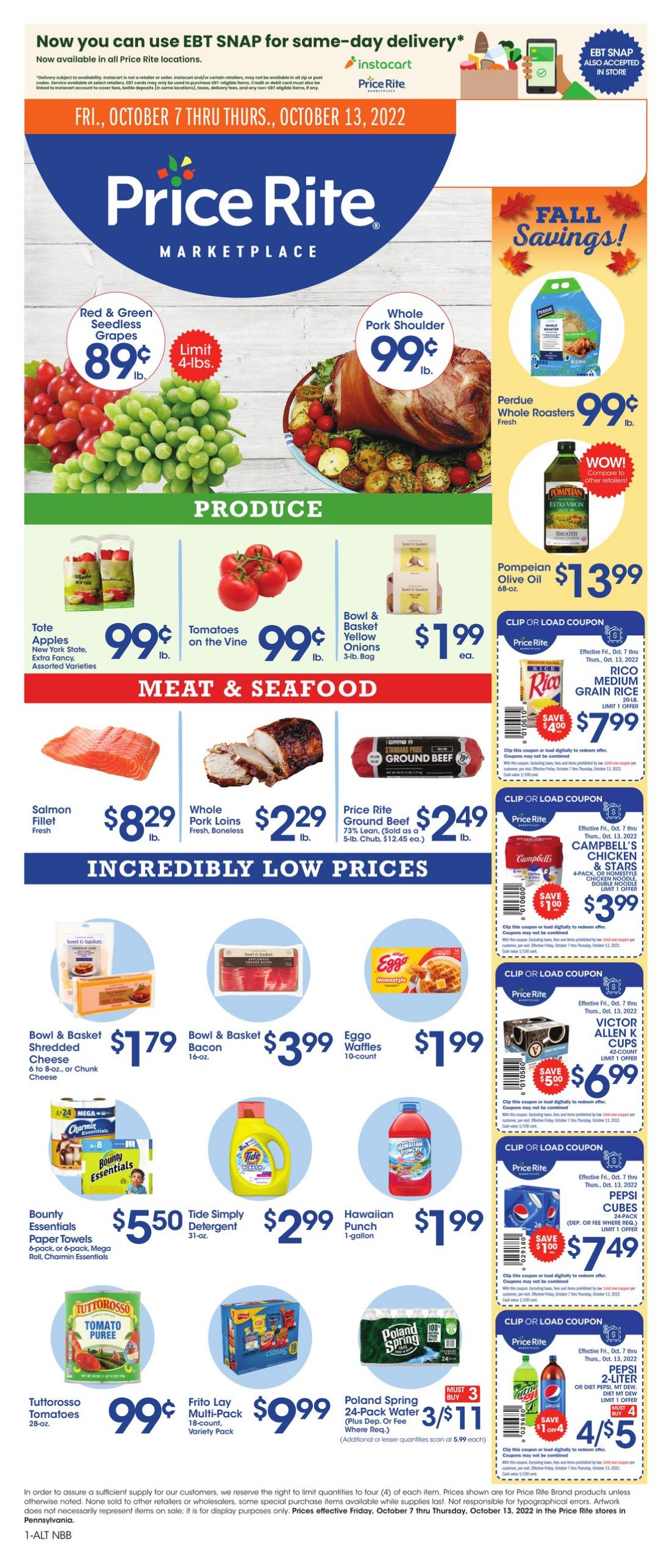 Weekly ad Price Rite 10/07/2022 - 10/13/2022
