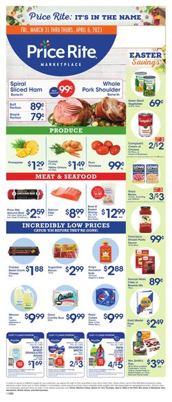 Weekly ad Price Rite 03/31/2023 - 04/06/2023
