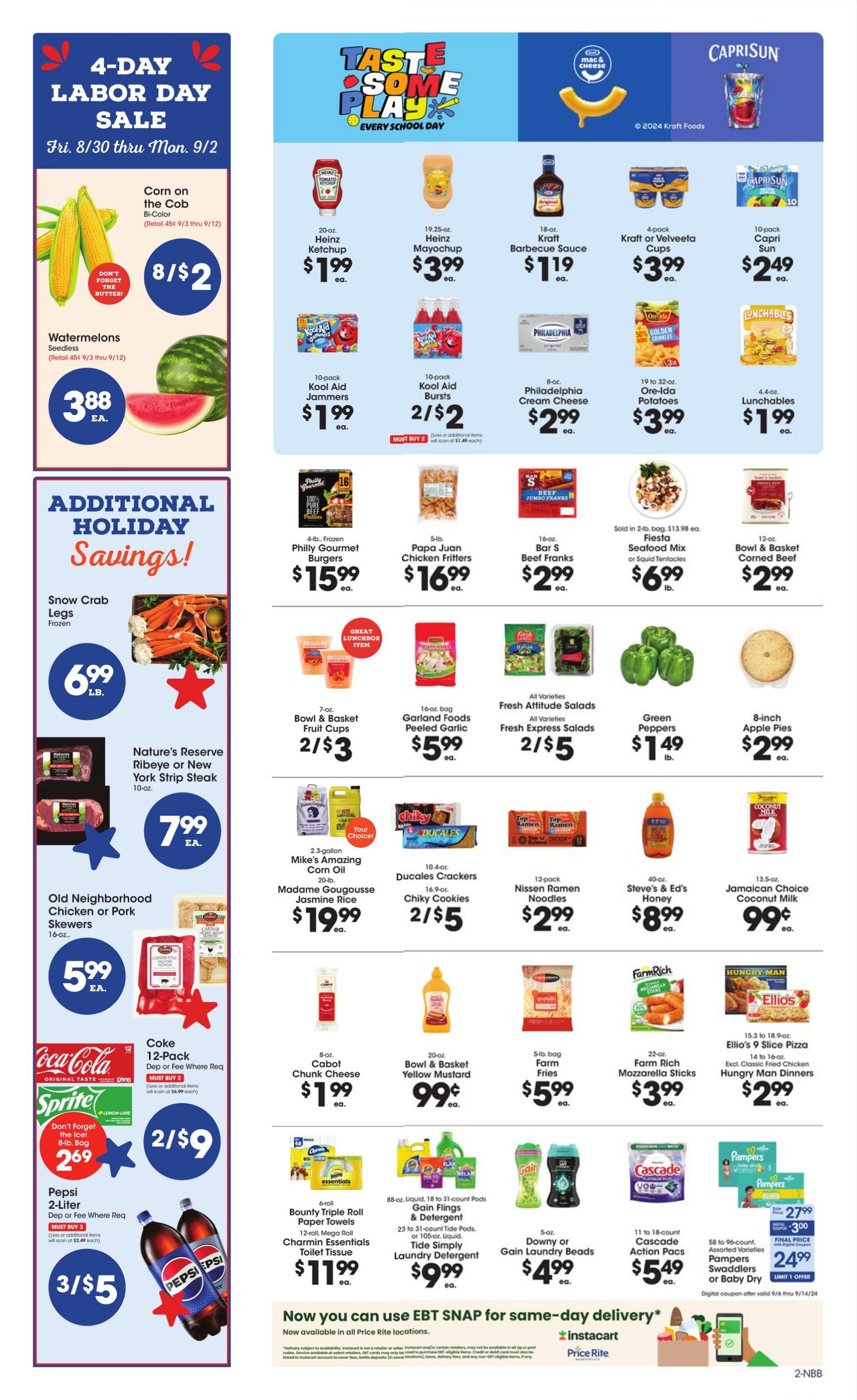 Weekly ad Price Rite 08/30/2024 - 09/12/2024