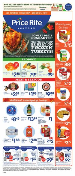 Weekly ad Price Rite 11/11/2022 - 11/24/2022