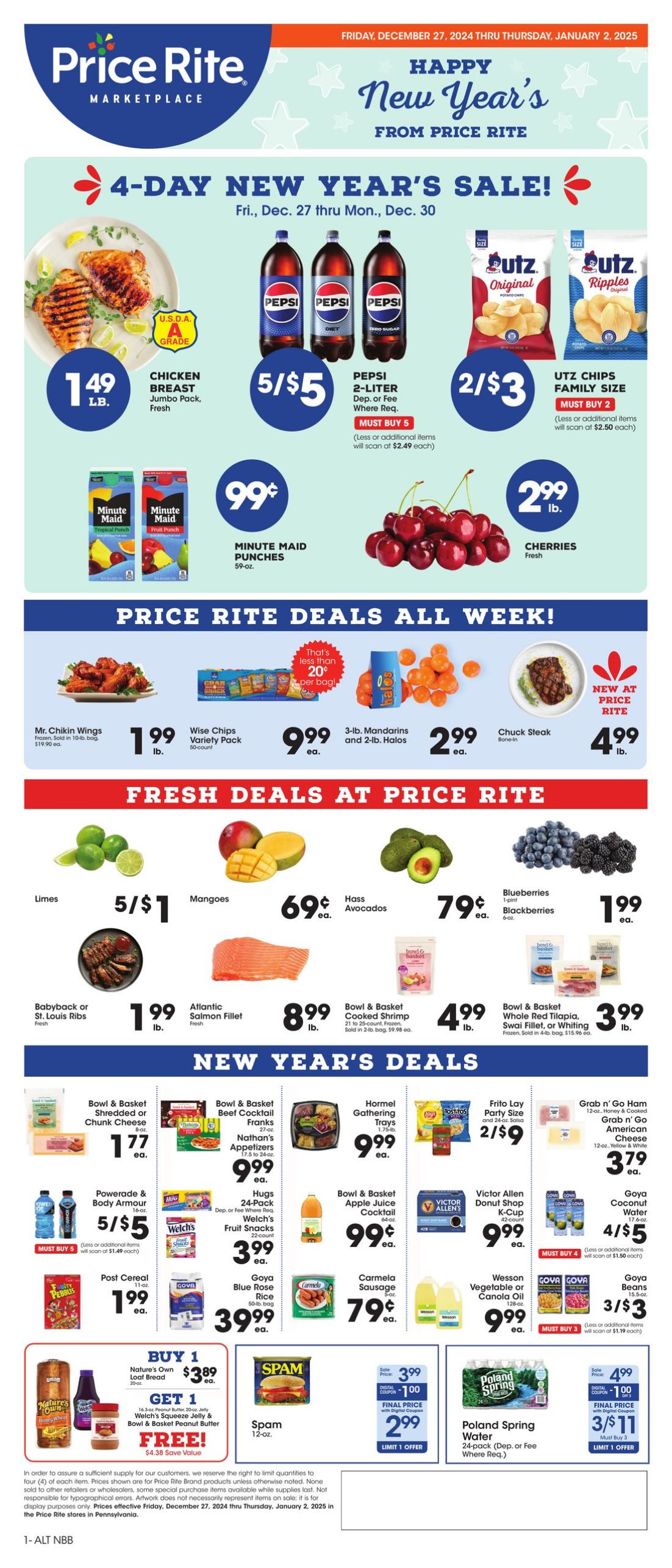 Weekly ad Price Rite 12/27/2024 - 01/02/2025